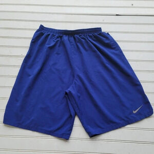 Nike Blue Running Shorts Youth Dri Fit Active Sports Blue Sz M